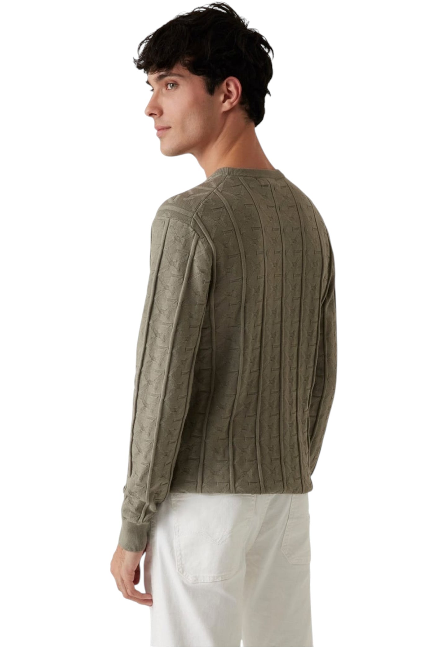 Maglione A Girocollo Uomo Guess Monogram Heron M5YR07Z3FC2