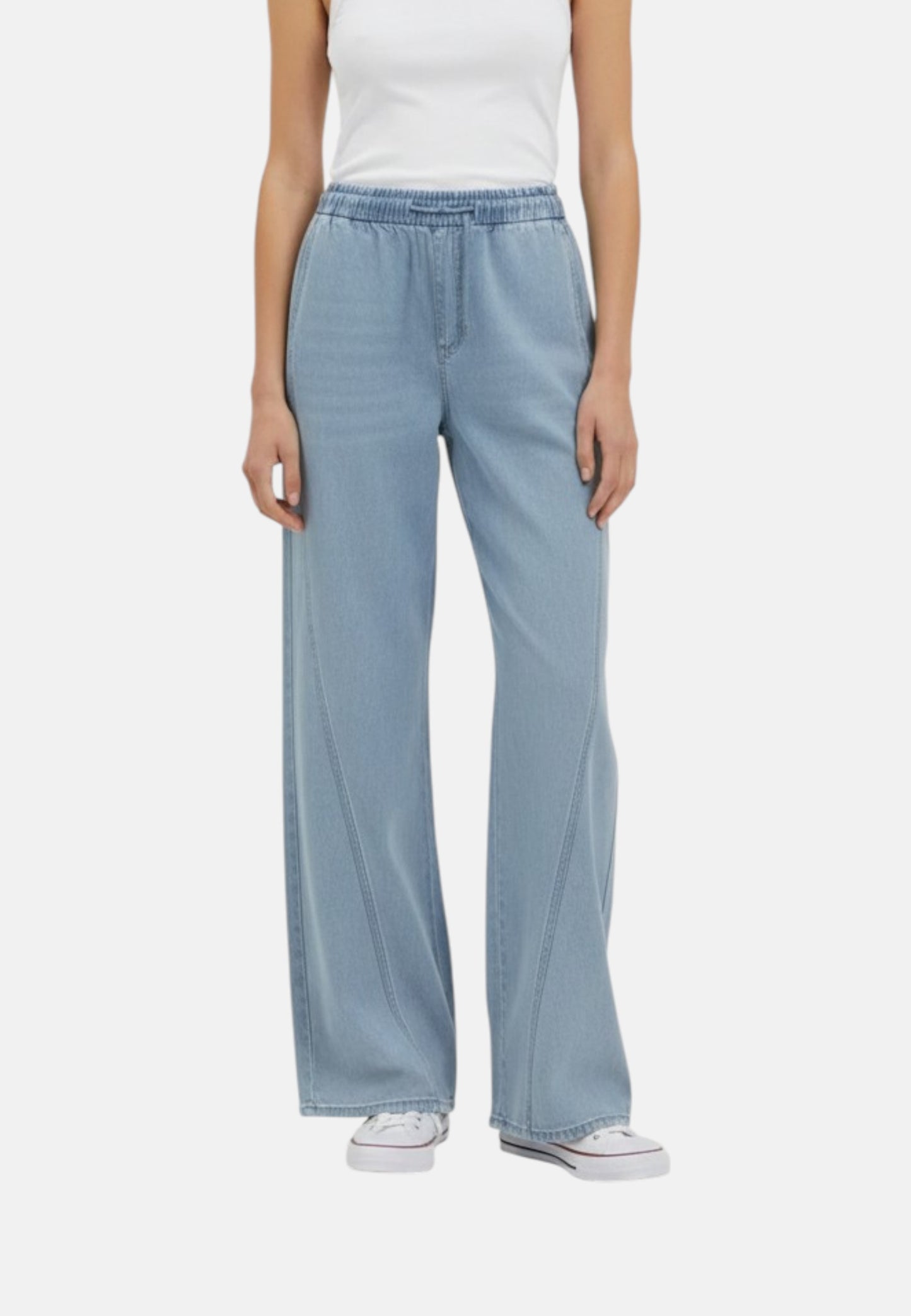 Jeans Wide Leg Donna Guess Tinted Vintage Light Gj Jogger Twisted Extrawide W6GA2JD7902