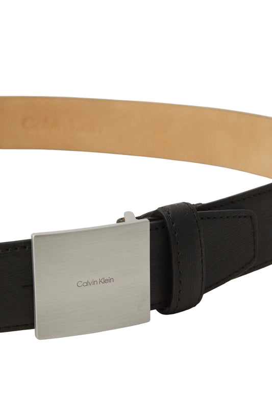 Cintura  Uomo Calvin klein 35MM Plaque Buckle