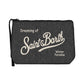 Pochette  Unisex Mc2 Saint Barth Chiusura Con Zip, Laccetto Laterale, Il Logo Saint Barth Sul Davanti Aline Denim W ALI0031-DENIM