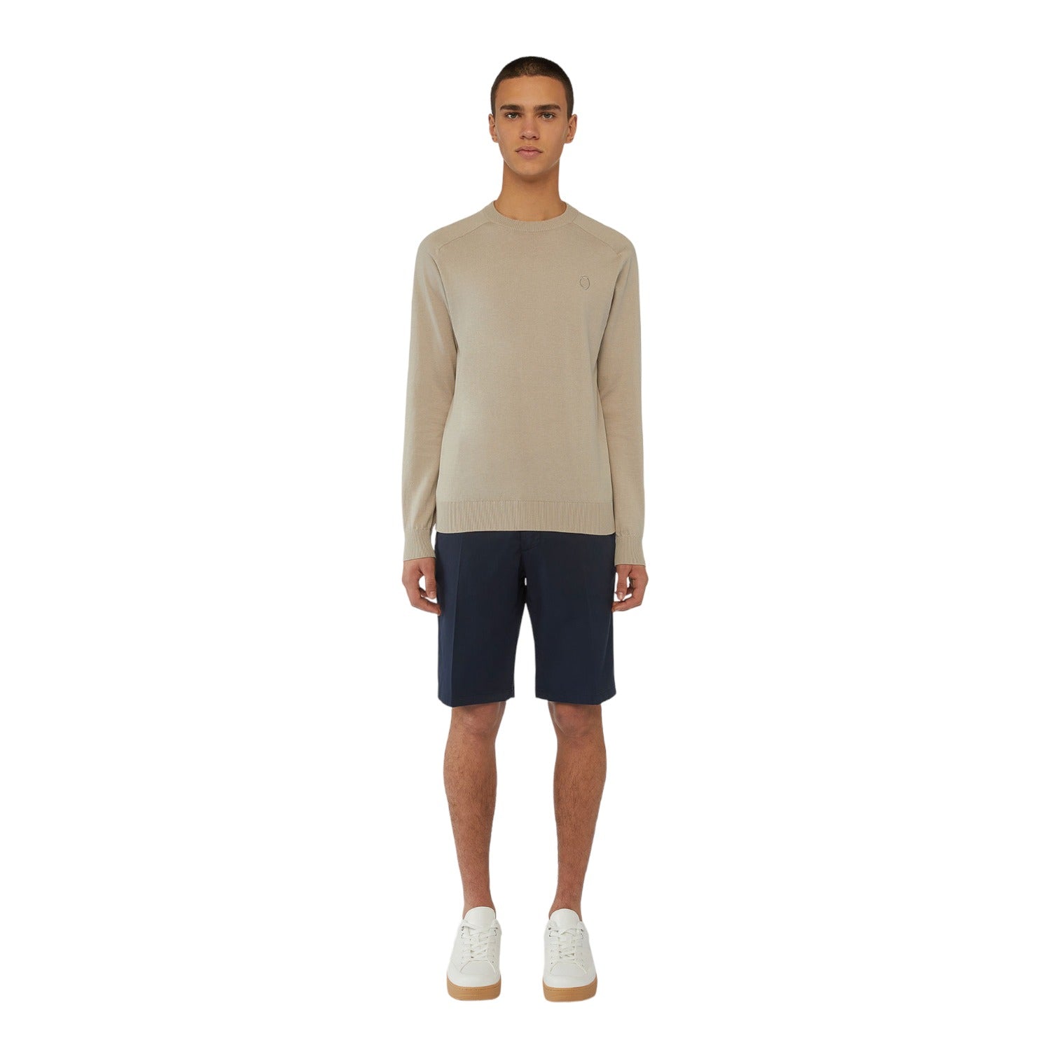 Maglione A Girocollo Uomo Trussardi  Cotton Linen Blend 52M00675-0F000798
