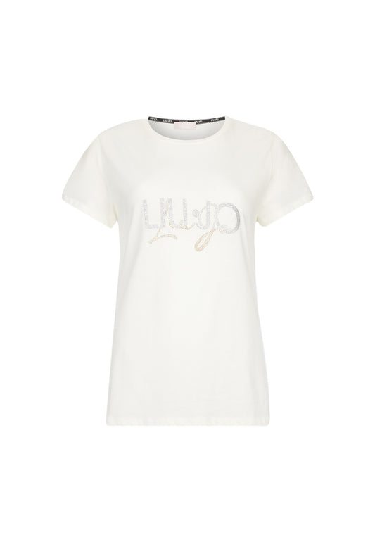 T-Shirt Manica Corta Donna Liu Jo  Liujo Double TF5287JS923
