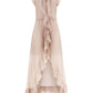 Vestito Lungo Donna Guess  Maelys Ruffled W6GK87W2111