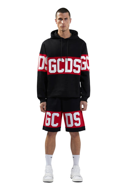 Felpa Con Cappuccio Uomo Gcds Band Logo  B1XM1900JD1