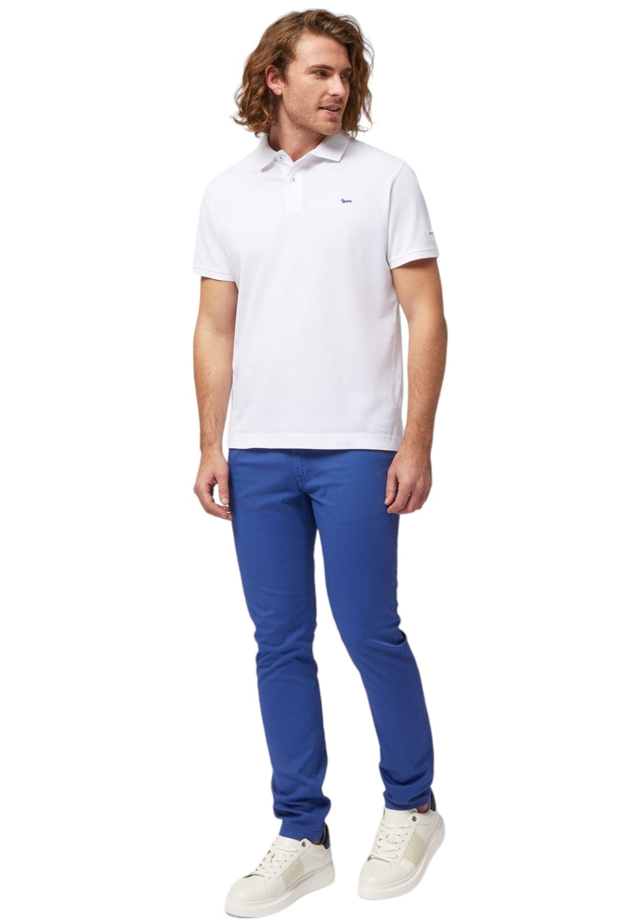 Polo Manica Corta Uomo Harmont & Blaine Con Lettering E Logo  LRL030021148