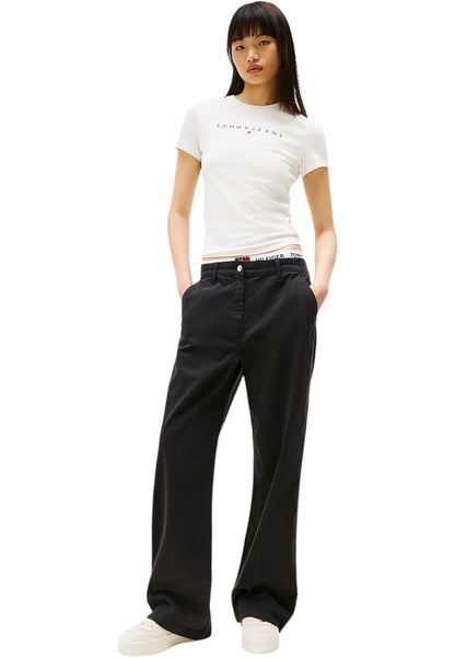 T-Shirt Manica Corta Donna Tommy Jeans  Tjw Slim Linear