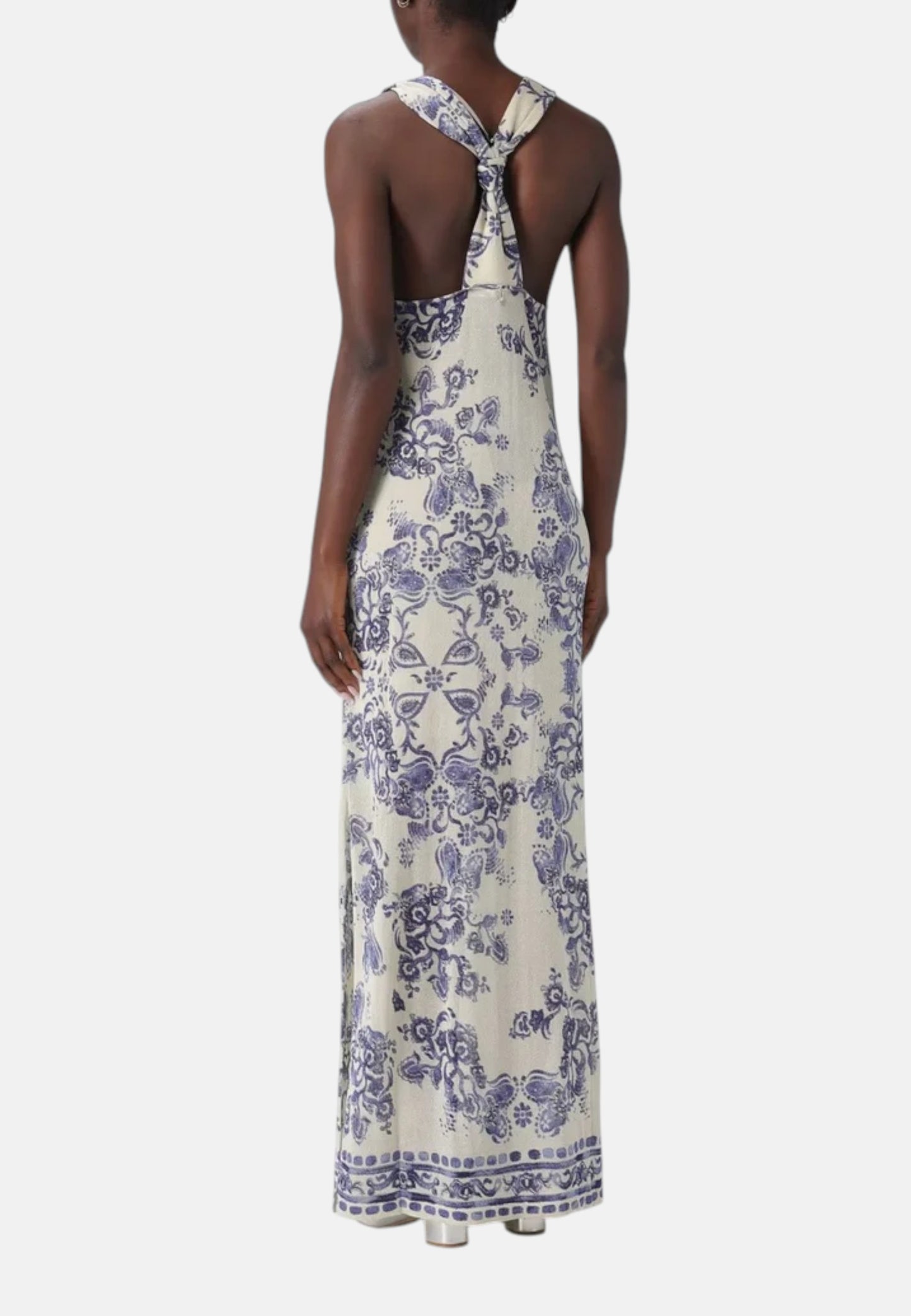 Vestito Lungo Donna Liu Jo In Maglia Stampata  CA6333MA71N