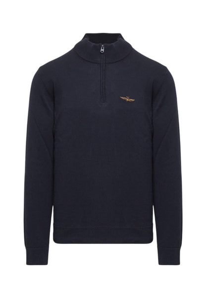Maglia Collo Alto Uomo Aeronautica Militare Mezza zip  252MA1578UL00506