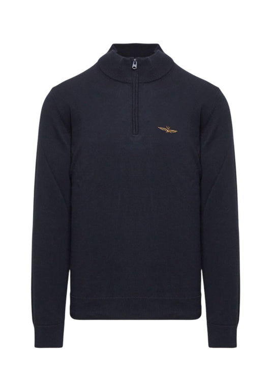 Maglia Collo Alto Uomo Aeronautica Militare Mezza zip  252MA1578UL00506