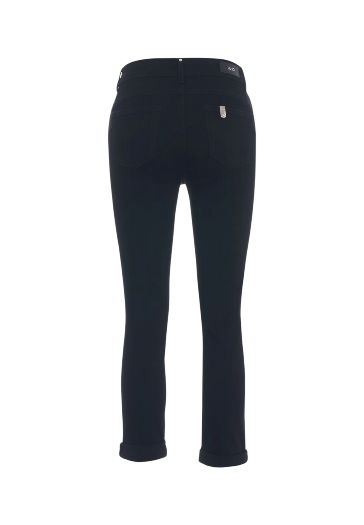 Jeans Slim Fit Donna Liu Jo Bottom Up A Vita Alta Monroe Button UF6094D0328