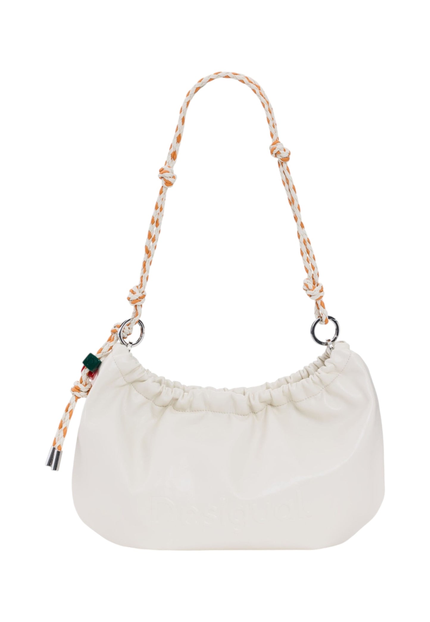 Borsa A Spalla Donna Desigual  Bag Half Logo Waverly Ecru K1010 26SAXP73