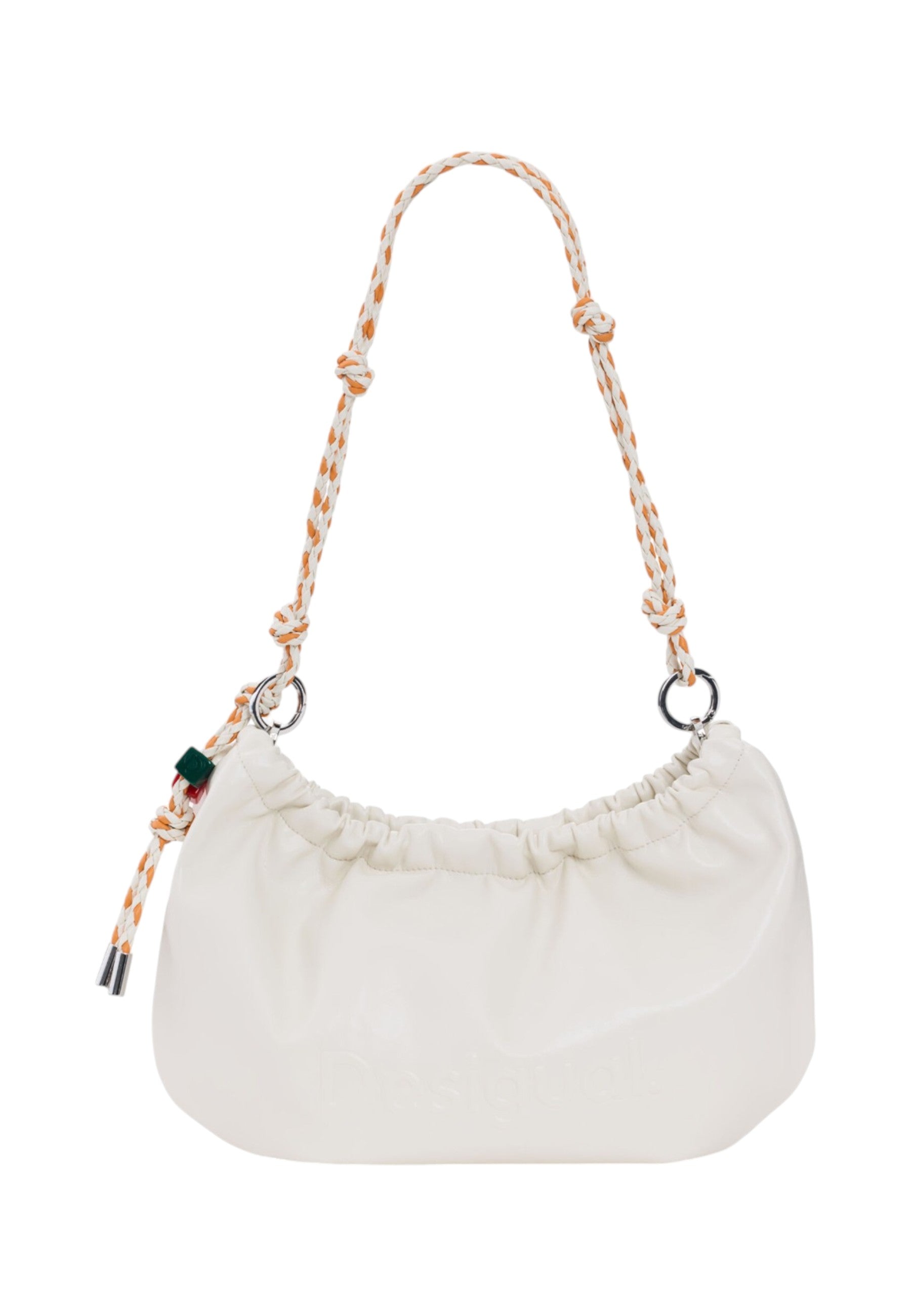 Borsa A Spalla Donna Desigual  Bag Half Logo Waverly Ecru K1010 26SAXP73