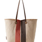 Borsa A Spalla Donna Borbonese Shopping Large in Tessuto Jacquard Flight 910104000378