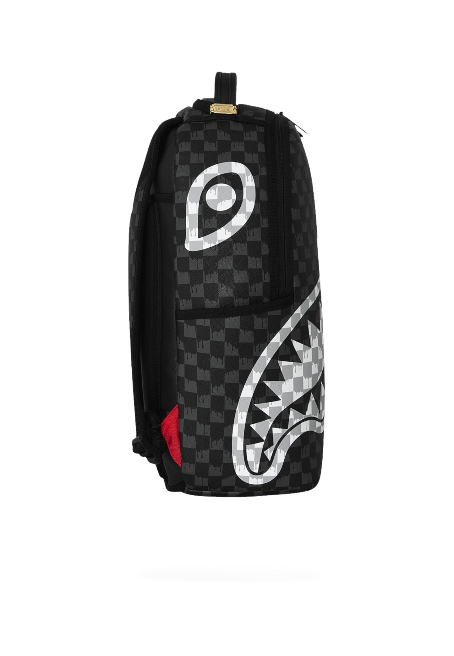 Zaino  Unisex Sprayground  Black And White Drip Check Shark 910B8553NSZ