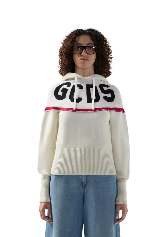 Maglione A Girocollo Donna Gcds  Logo Knit B2CW1918KI9