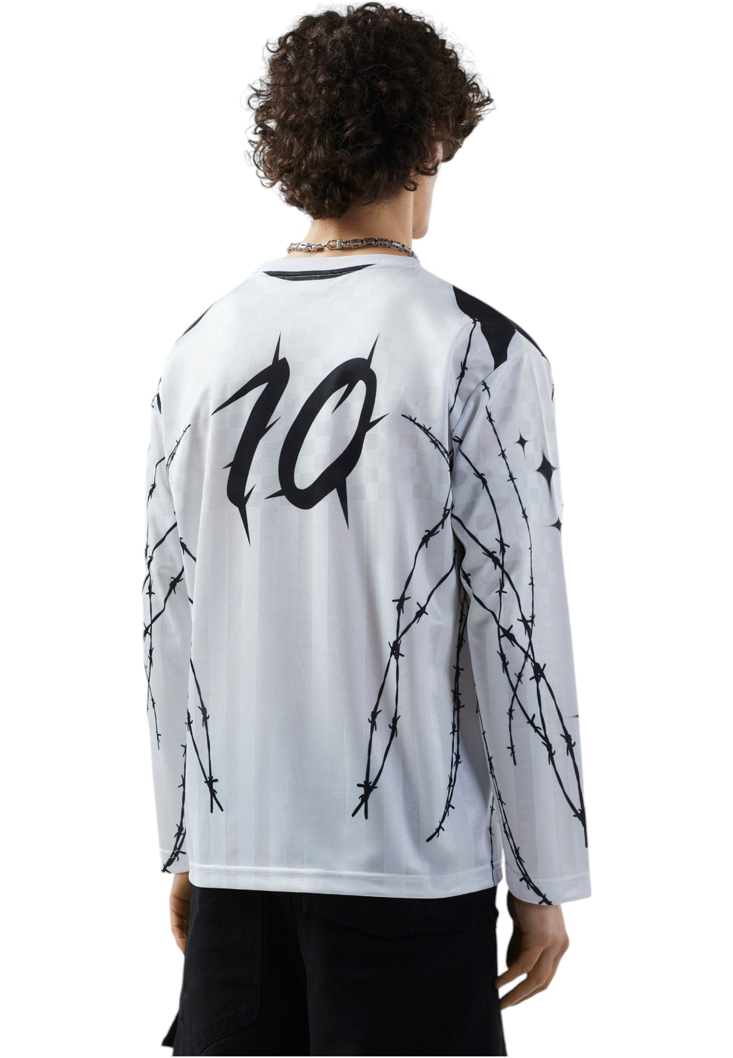 T-Shirt Manica lunga Uomo Gcds  Logo Spikes