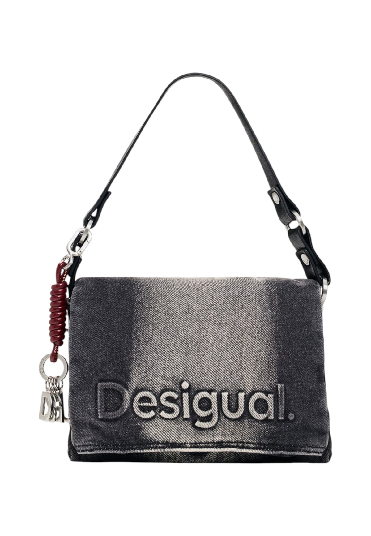 Borsa A Spalla Donna Desigual  Bag Half Logo Denim Venecia 4.0 26WAXD08