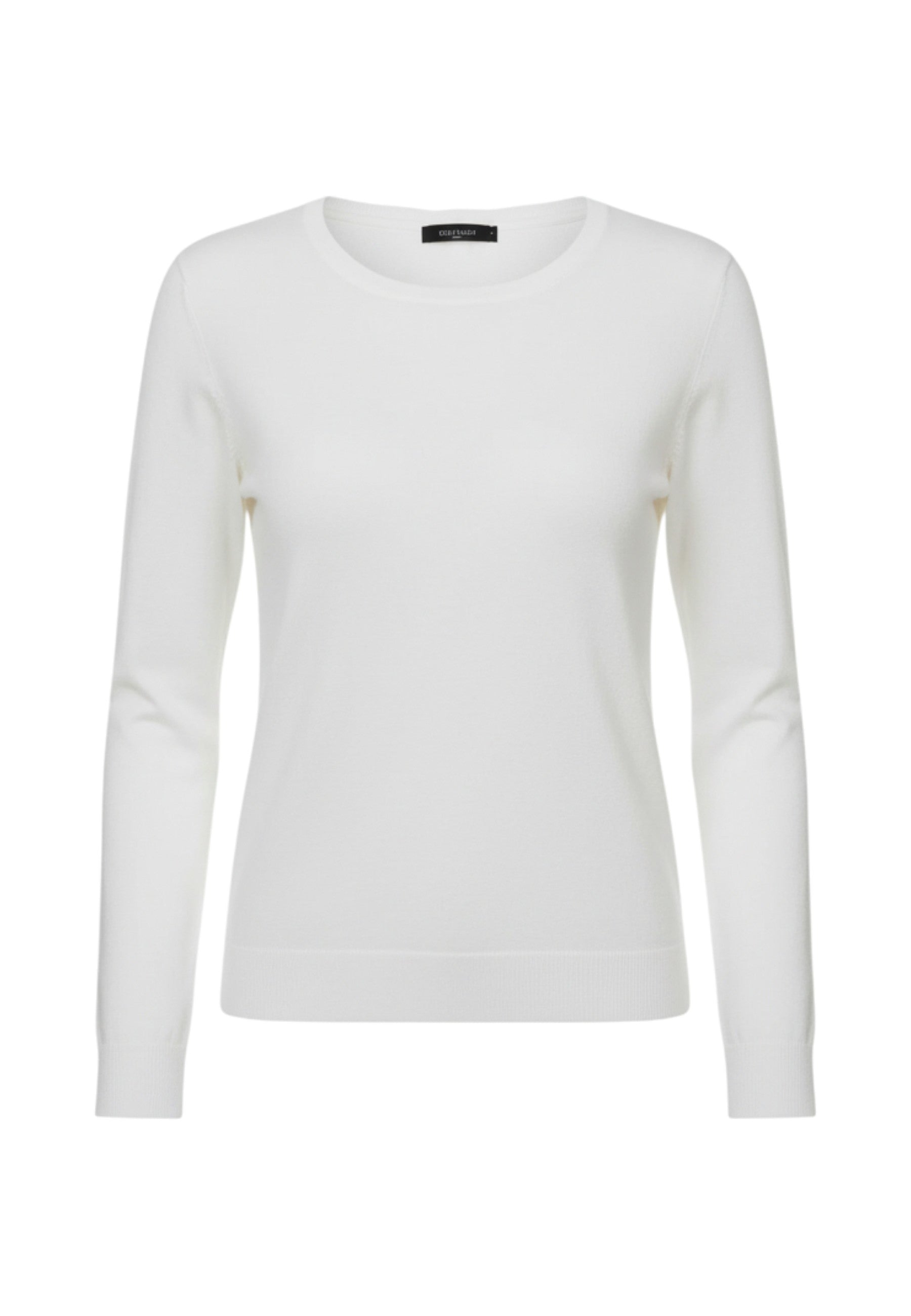 Maglione A Girocollo Donna White Wise   ESS104