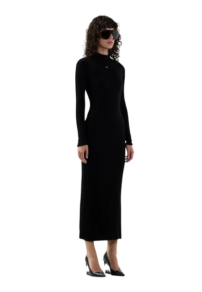 Vestito Lungo Donna Gcds Patch Logo Ribbed  B2CW1201KJ5