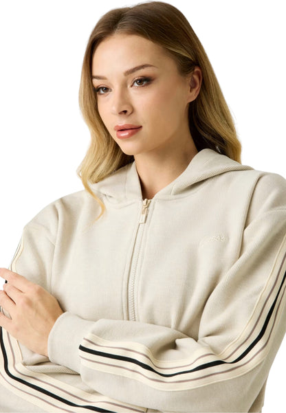 Felpa Con Zip Donna Guess Con Cappuccio Muriel V5BQ17KCX52