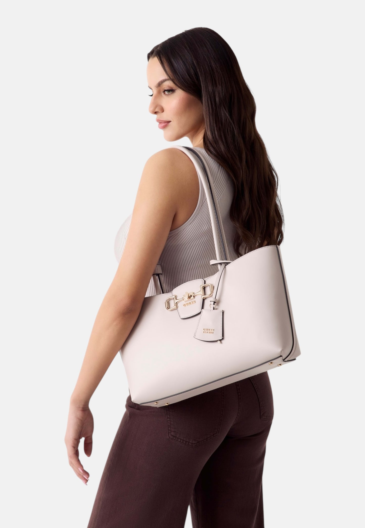 Borsa A Spalla Donna Guess Girlfriend Carryall Janie HWVG9910230