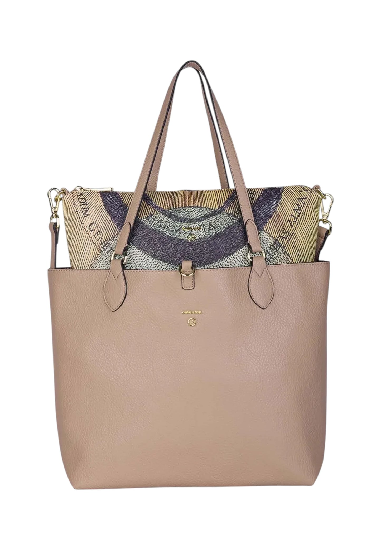 Borsa A Spalla Donna Gattinoni Small Doppio Manico Reversibile Con Pochette Estraibile Planetarium BIGP58171WVW