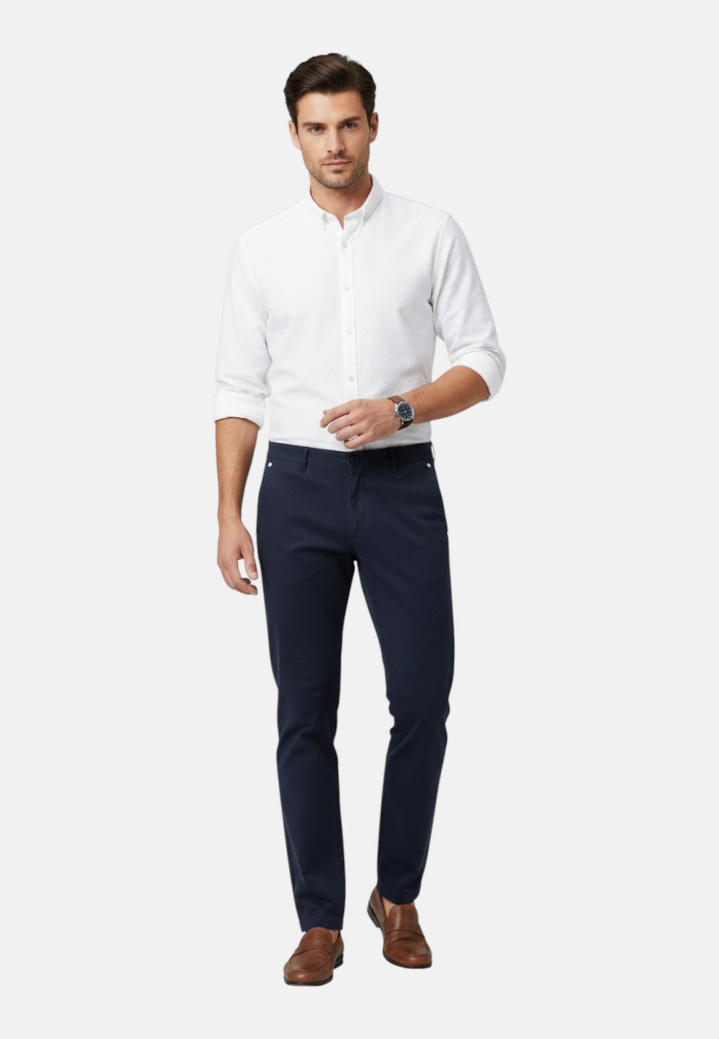 Pantaloni Slim Fit Uomo Gas Chino Sadeck Rev 361019071275