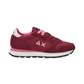 Sneakers Basse Donna Sun68 Stile Running, Nylon E Suede, Logo Ricamato Ally Solid Z46201