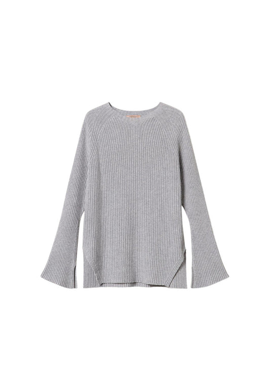 Maglione A Girocollo Donna Twinset Lupetto A Coste  242TP3715