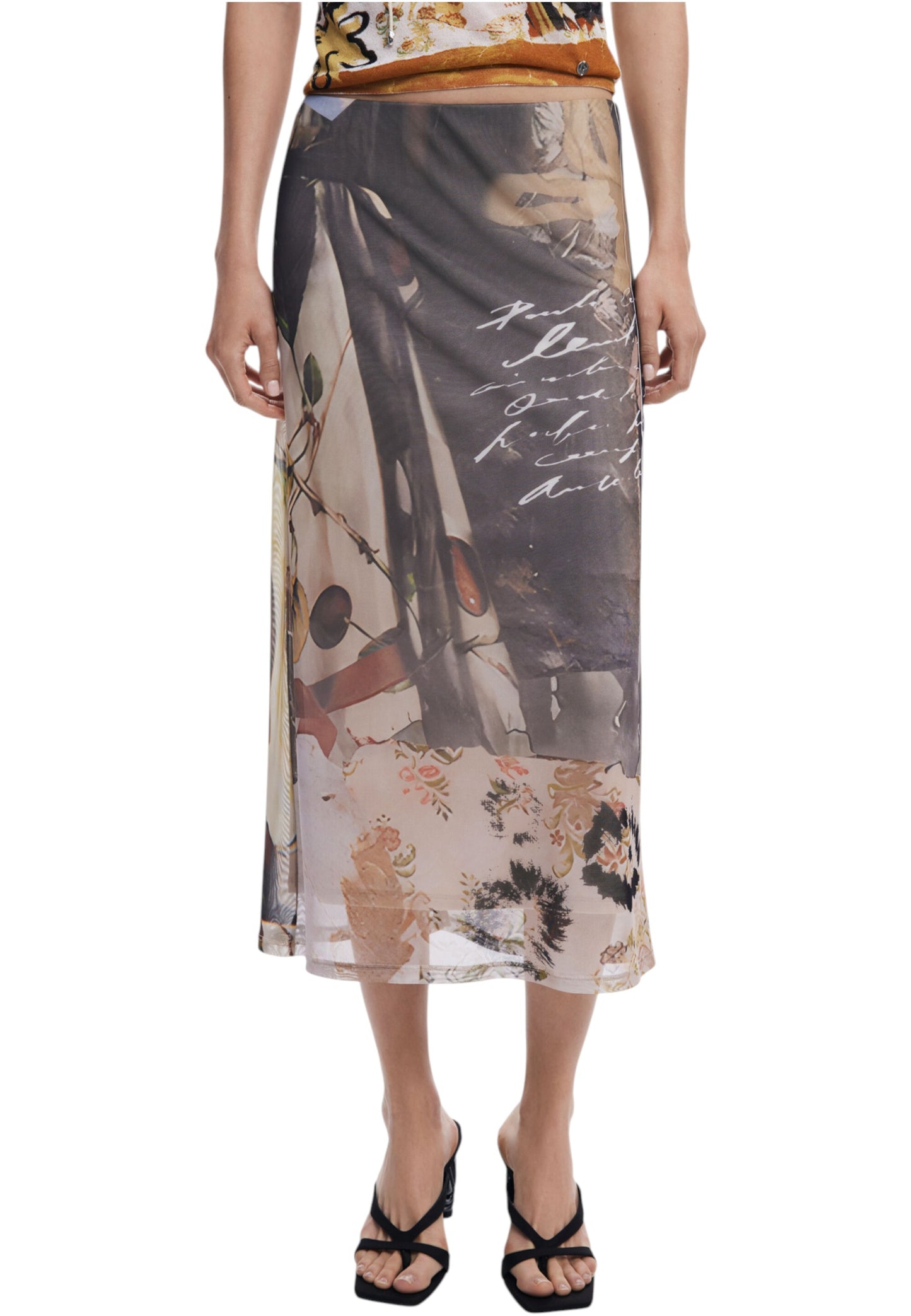 Gonna  Donna Desigual  Fal Collage 25WWFK05