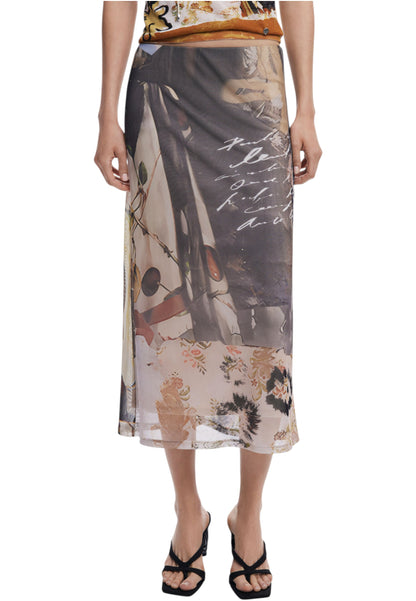 Gonna  Donna Desigual  Fal Collage 25WWFK05
