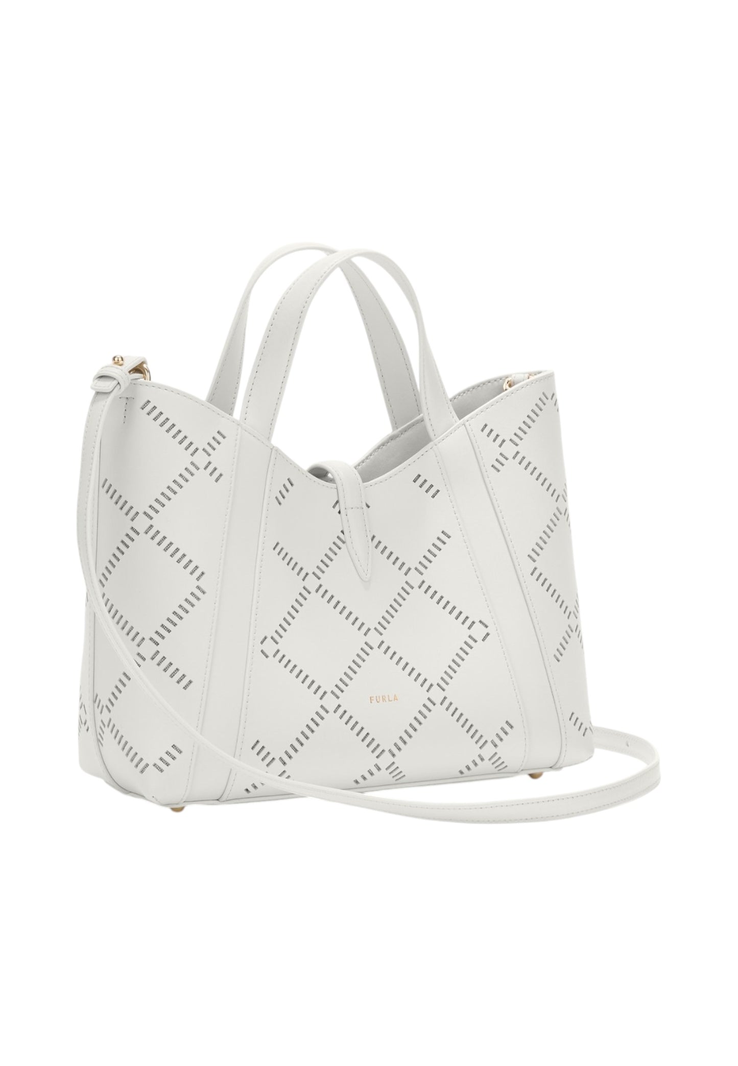Borsa A Mano Donna Furla Tote Small Traforato Furla Goccia WB01789BX3947