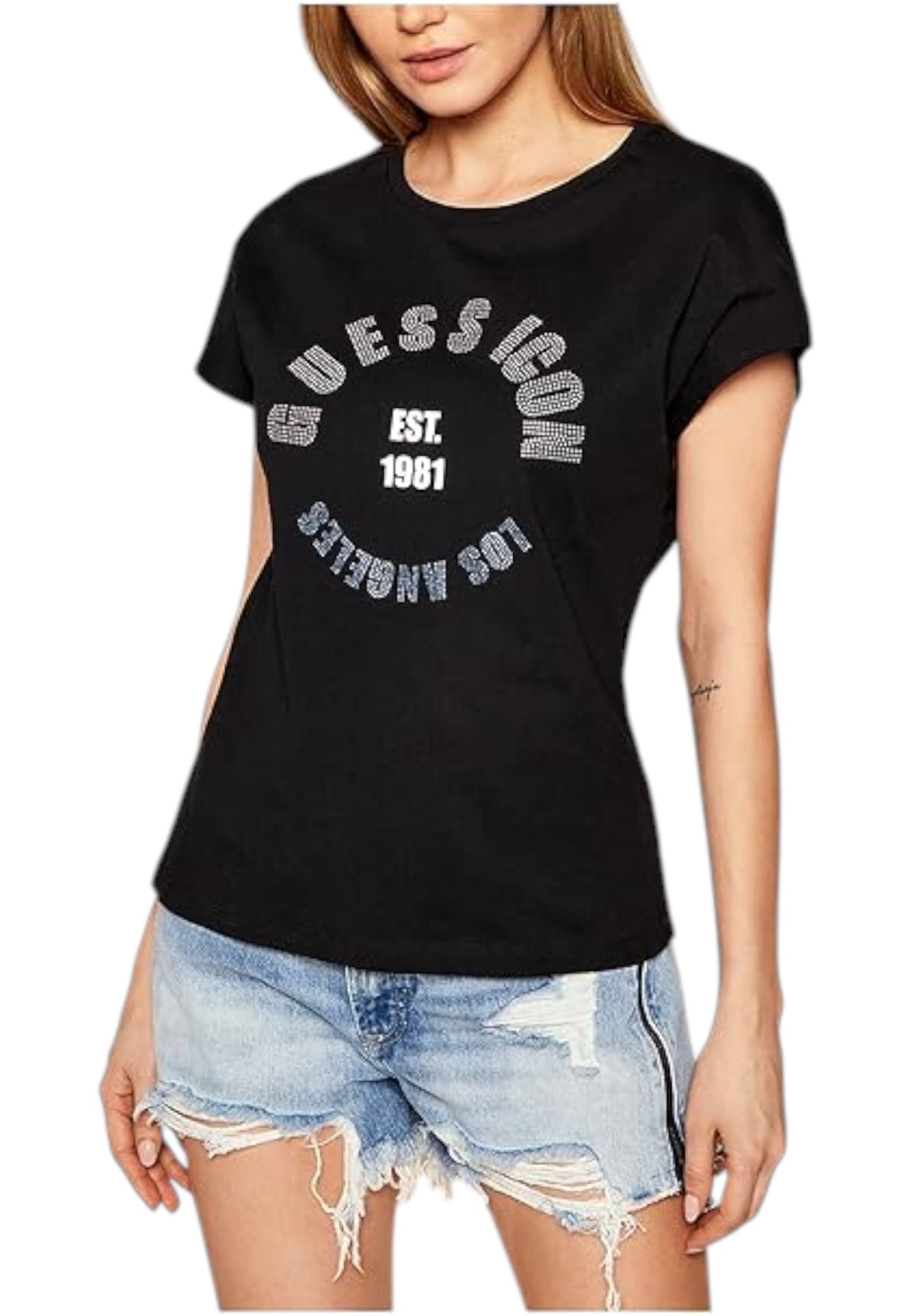 T-Shirt Manica Corta Donna Guess  Tonya W1GI0QI3Z11