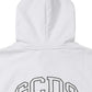 Felpa Con Zip Donna Gcds Relaxed Fit Logo Lounge C1WEQE122F004