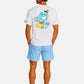 T-Shirt Manica Corta Uomo Mc2 Saint Barth Stampa/Ricamo Fronte E Retro Cpt Gin Tonic Portland PRL0002