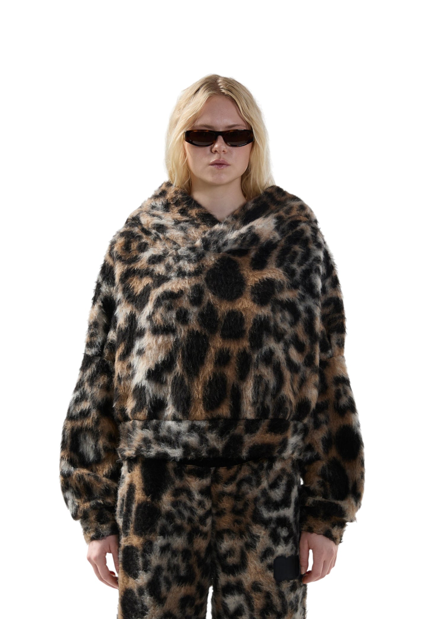 Felpa Con Cappuccio Uomo Gcds  Animalier B2CM1923TS4