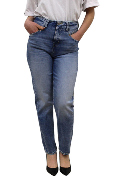 Jeans  Donna Gas Super Str.Dark Blue 10,80 Oz 90'S Mom 355979021121