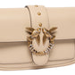 Borsa A Tracolla Donna Pinko Pelle di vitello, formato pocket, nuova fibbia Love Birds, pattina, misure 19 x 5 x 11 cm Love One Pocket New Buckle 107072A0F1