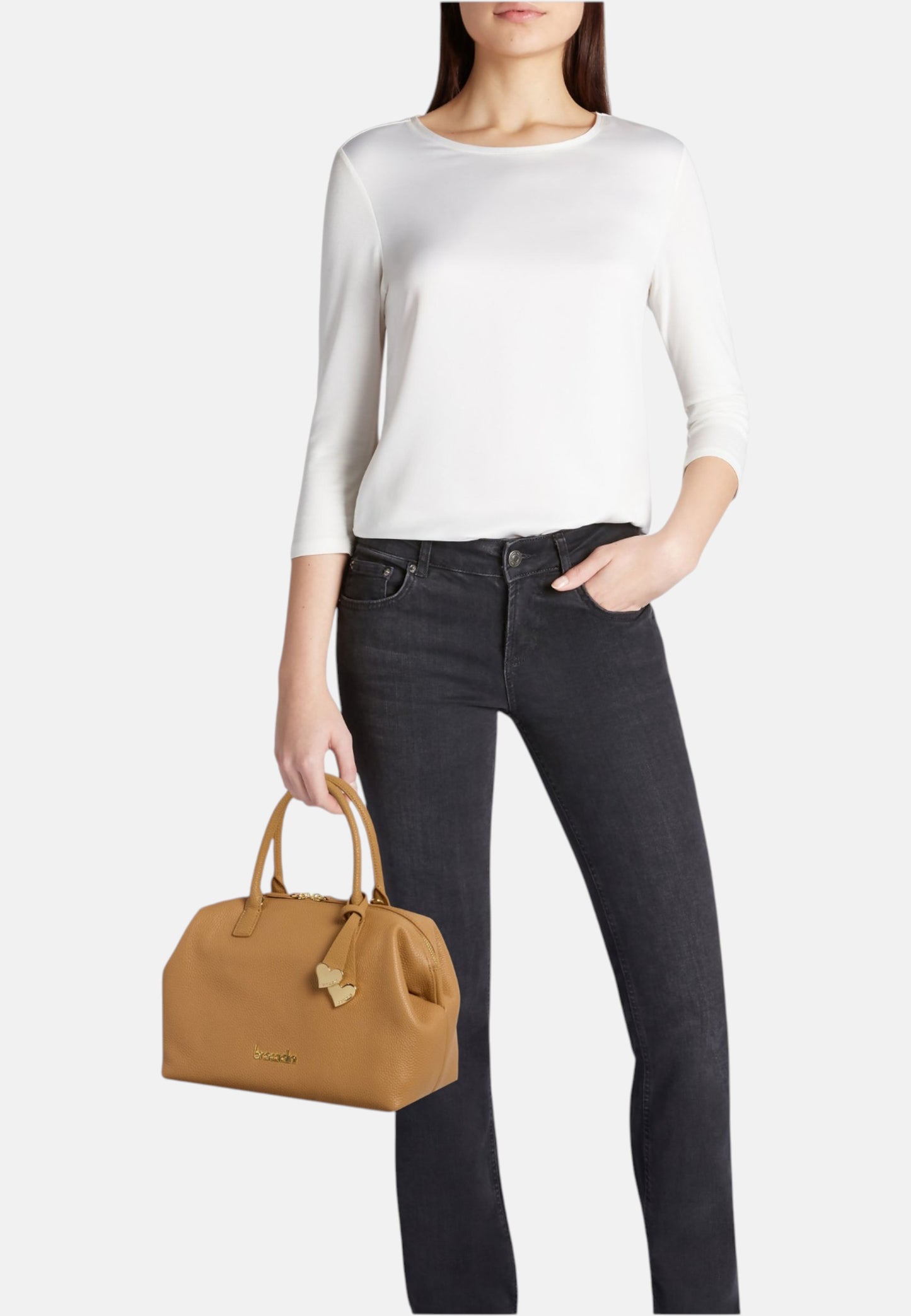 Borsa A Mano Donna Braccialini Bauletto In Pelle Michelle B19015PP