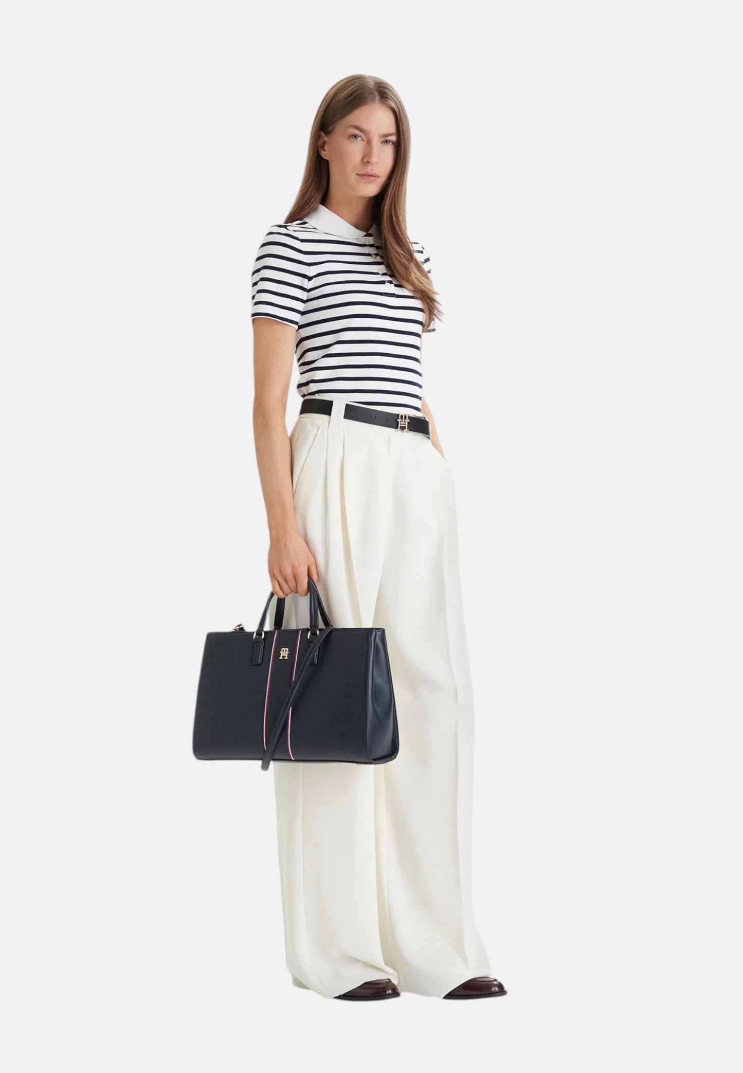 Borsa A Spalla Donna Tommy Hilfiger  Th Daily Satchel Corp AW0AW18644