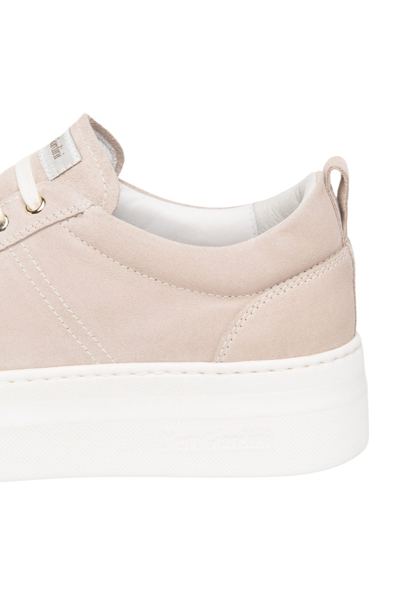 Sneakers Basse Donna Nero Giardini In Pelle Scamosciata Con Dettagli Gioiello Sui Lacci  E615310D