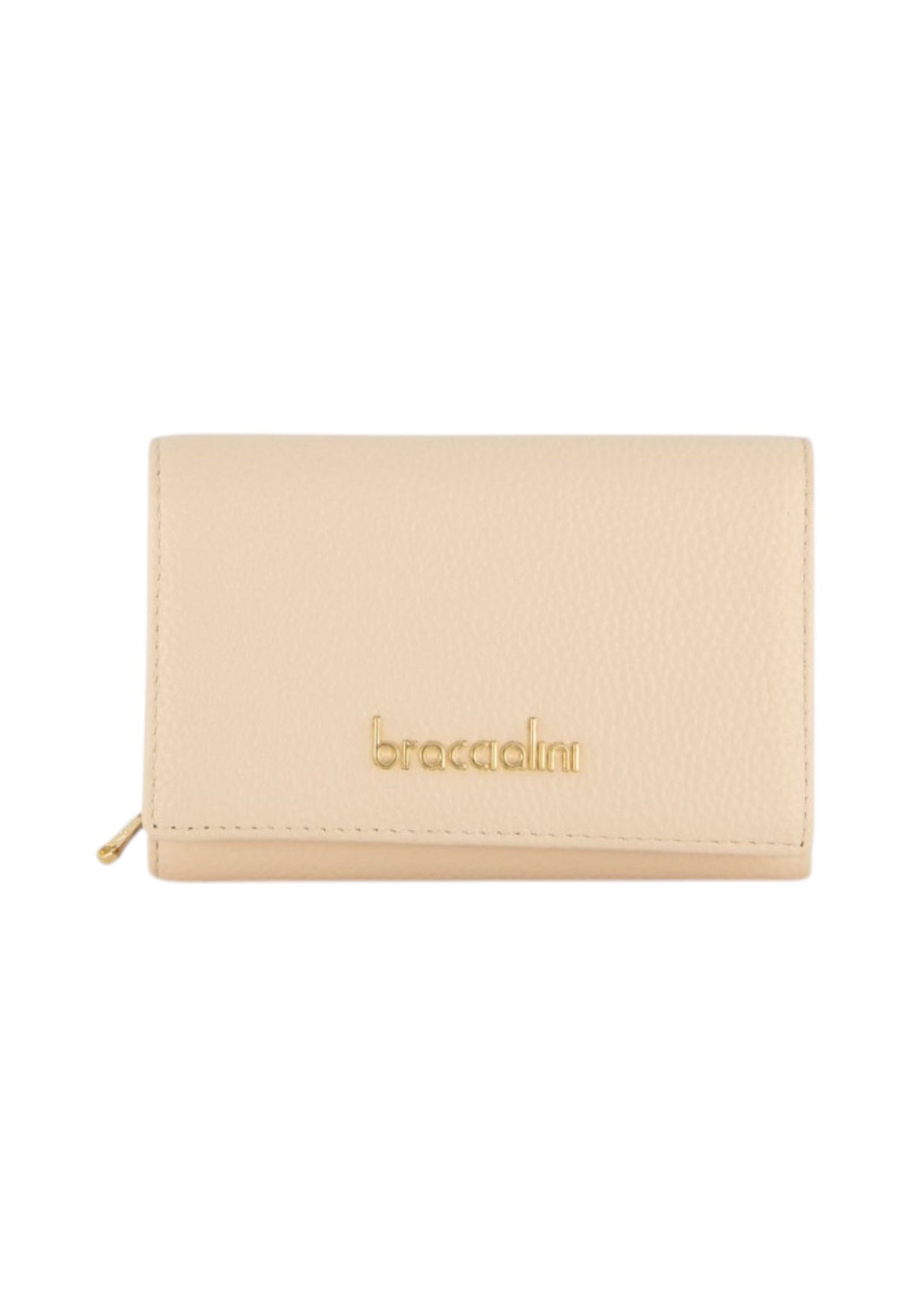 Portafoglio Con Patta Donna Braccialini Piccolo, Chiusura con clip, Logo Braccialini in metallo, Dimensioni: 14 x 3.5 x 10 Cm Basic B18703BA