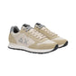 Sneakers Basse Uomo Sun68 Stile Running, Logo Ricamato, Nylon E Suede Tom Solid Z46101