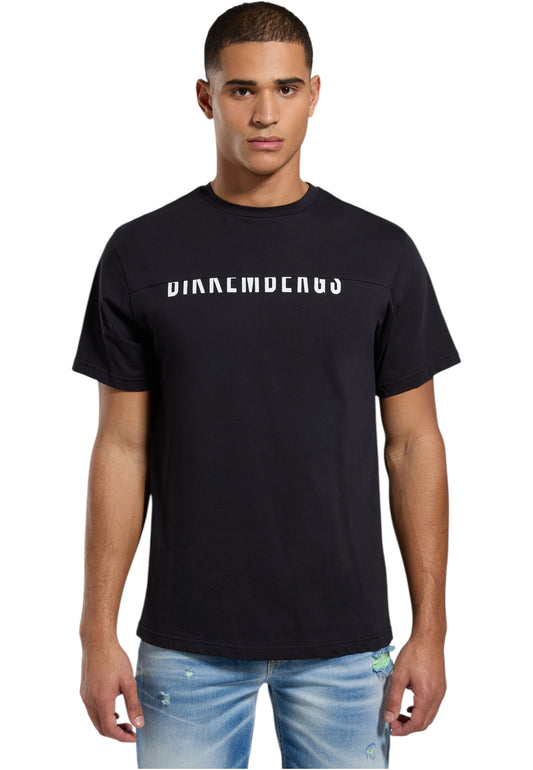 T-Shirt Manica Corta Uomo Bikkembergs Logo Spezzato