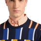 Maglione A Girocollo Uomo Harmont & Blaine Pull Righe Jaquard Verticali Davanti  HRP825030788