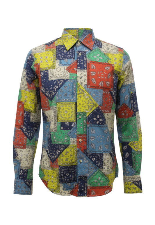 Camicia Manica lunga Uomo Manuel Ritz A Fantasia  3632E602L243344