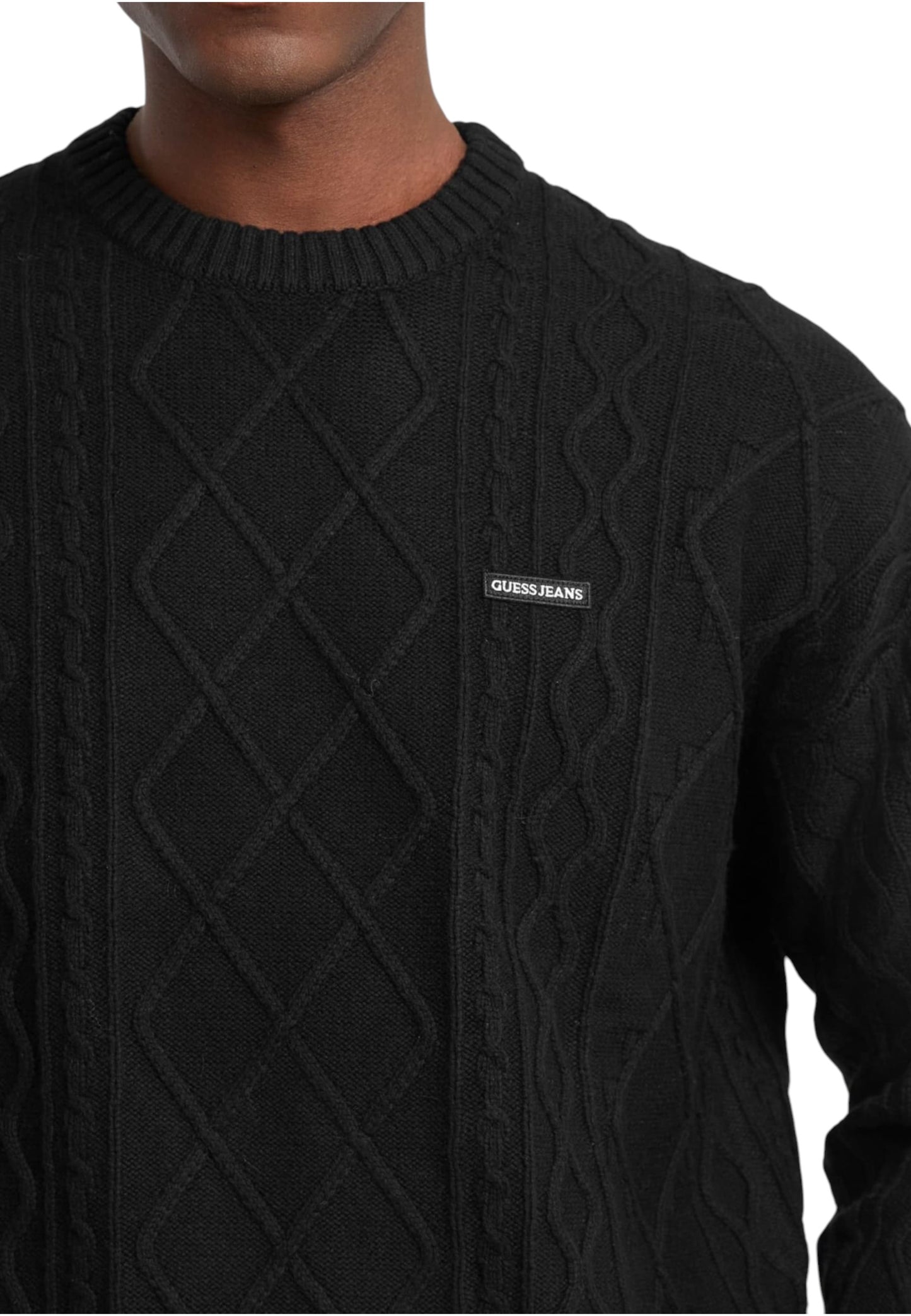 Maglione A Girocollo Uomo Guess  Gj Cable M5BR04Z0561