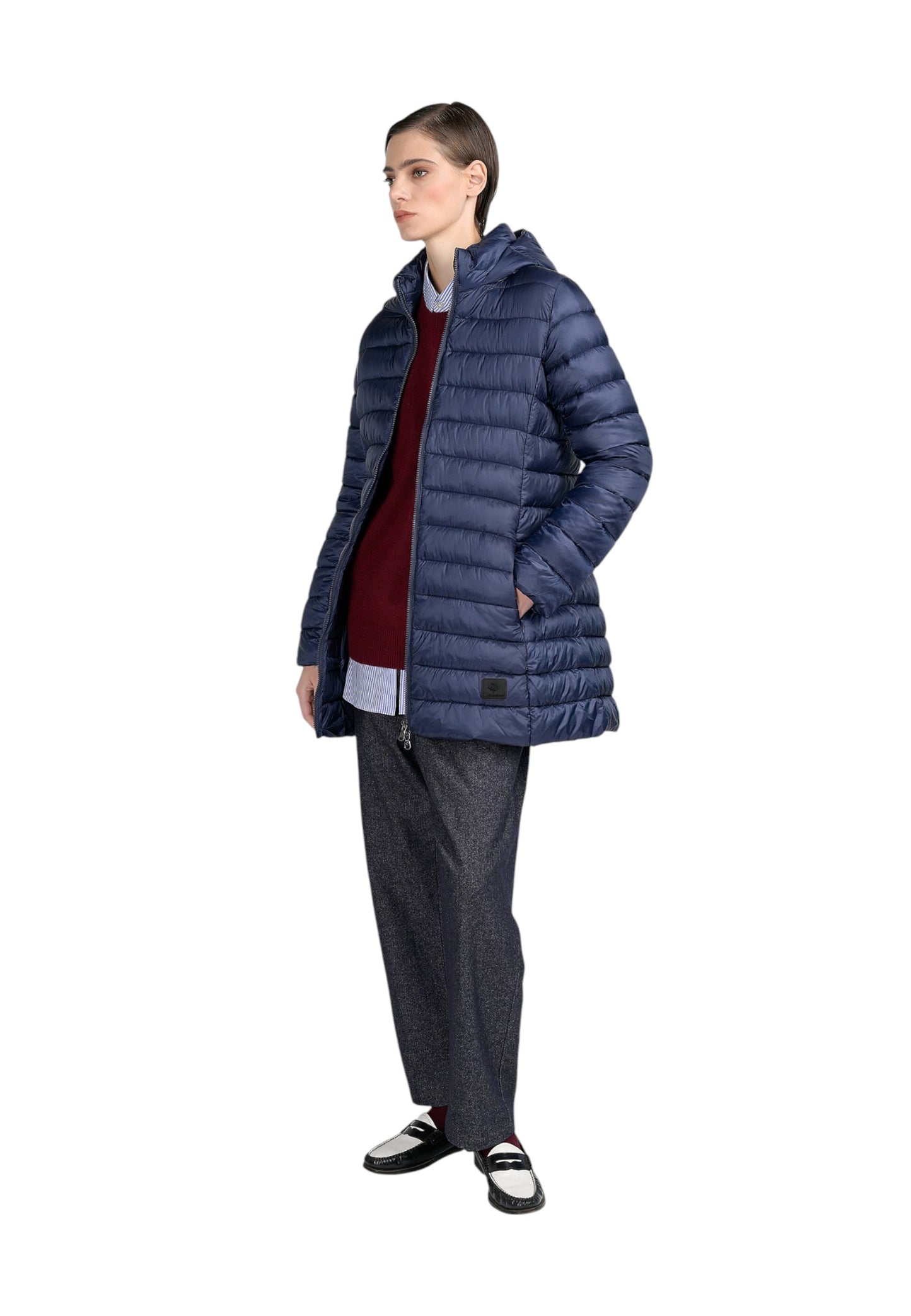 Piumino Lungo Donna Canadian Con Cappuccio Teslin 2 Recycl CN.G224204WRE