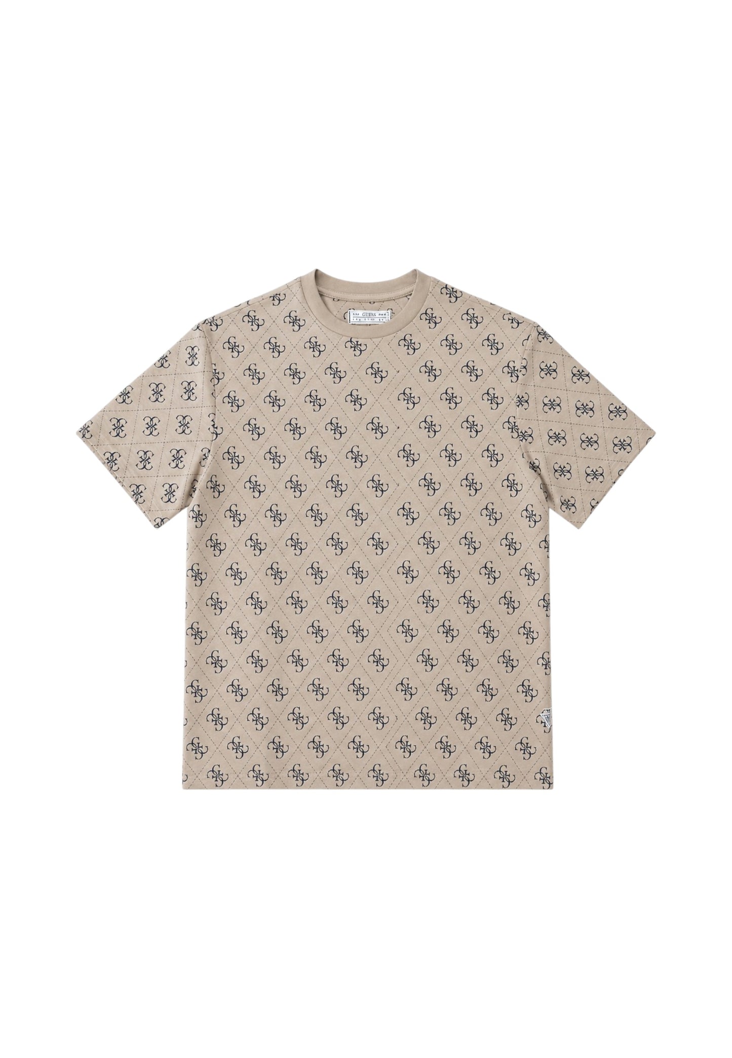 T-Shirt Manica Corta Uomo Guess  Jacquard 4G Knit M6GP34K3200