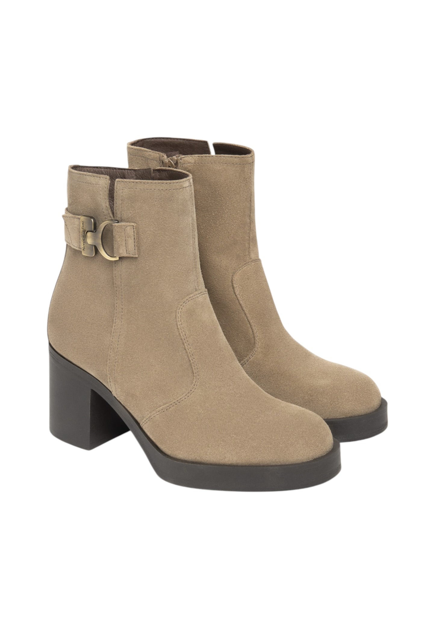 Stivaletti Tronchetti Donna Nero Giardini Tacco 7,5 CM  I513892D